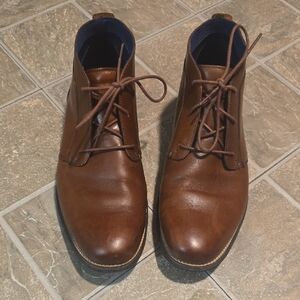 Cole Haan Brown Leather Chukka Boots